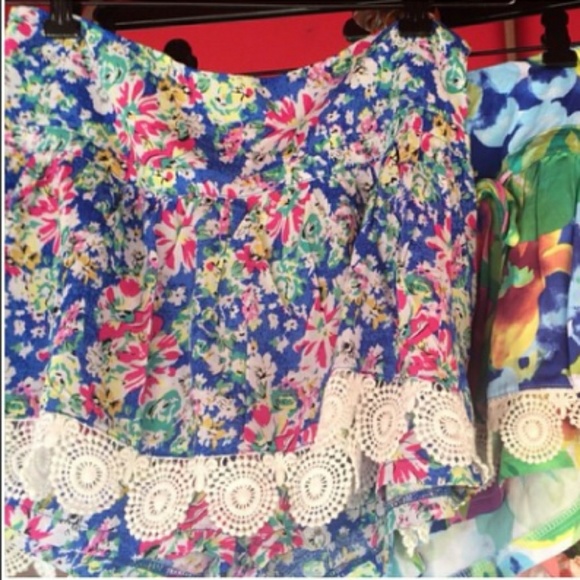 2PR NWT LF Crochet Hem Festival Skort 2/4 4/6 - Picture 3 of 7